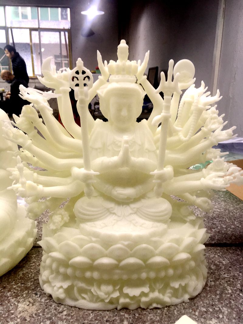 3D printed Buddha sculpture