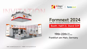 Turn Ideas into Opportunities with Kings 3D at Formnext 2024